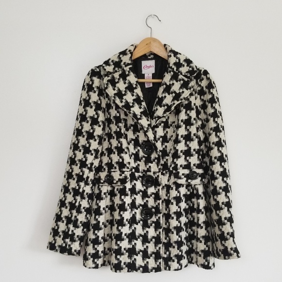 Candie's Jackets & Blazers - SOLD • Black and White Candie's Fall Winter Coat